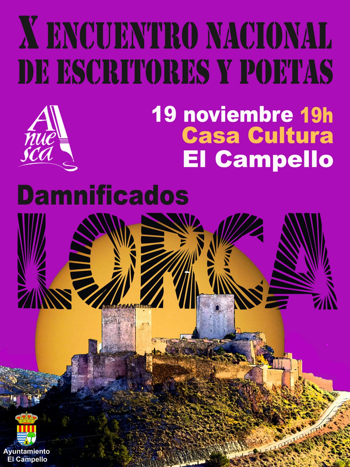 X Encuentro Nacional de Escritores y Poetas a favor de los damnificados por el terremoto de Lorca